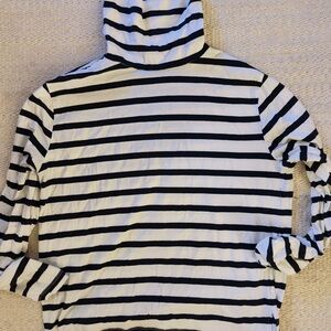 Striped Turtleneck Women Top Tradlands